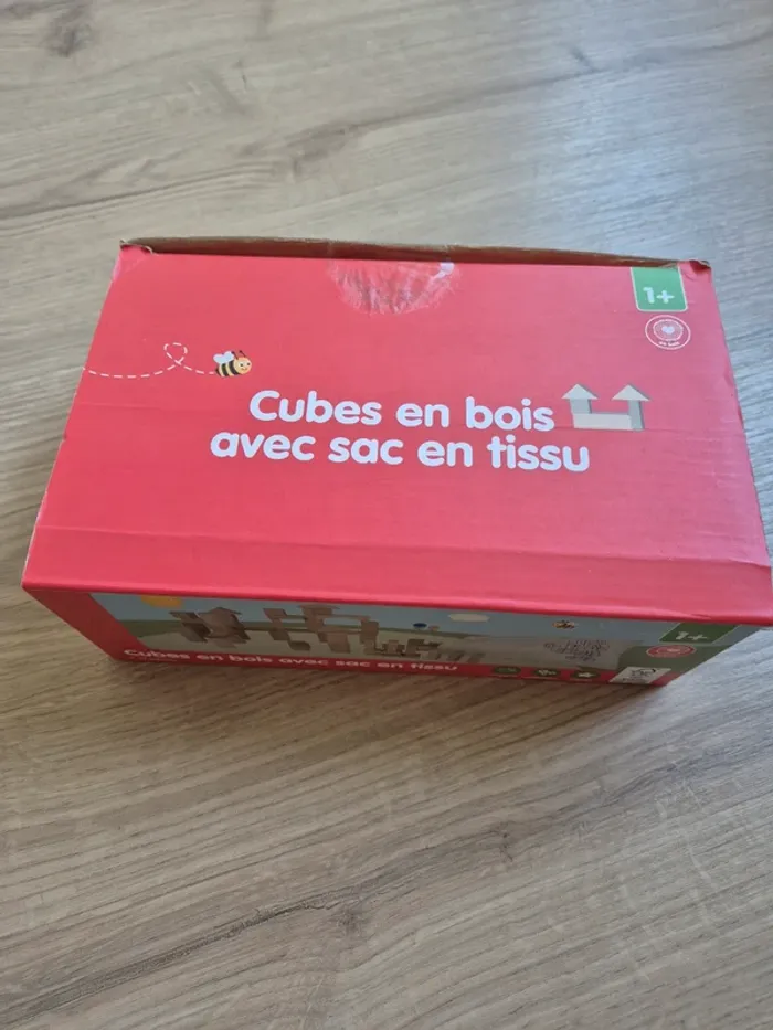 Jeu de cubes en bois - photo numéro 3
