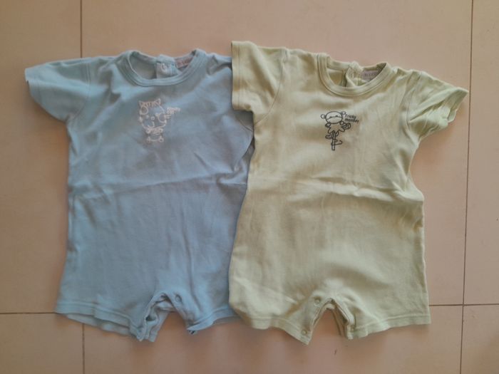 Lot de 2 bodies short