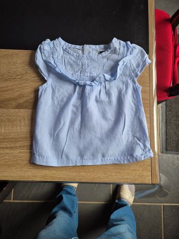 T shirt leger bleu lilas