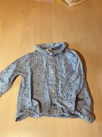 Chemise étoile 9-12 mois