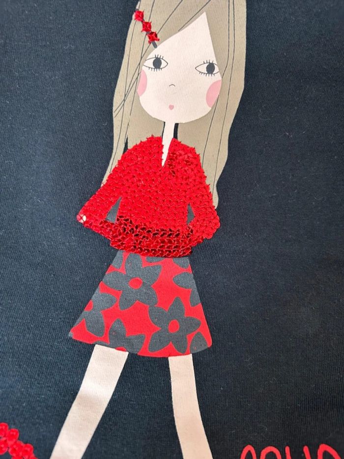 Haut noir - taille 6 ans - photo numéro 3