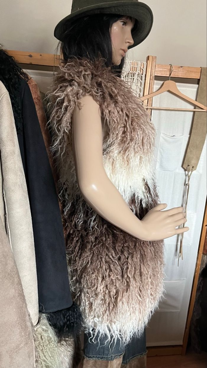 Gilet fourrure dégradée y2k - photo numéro 5