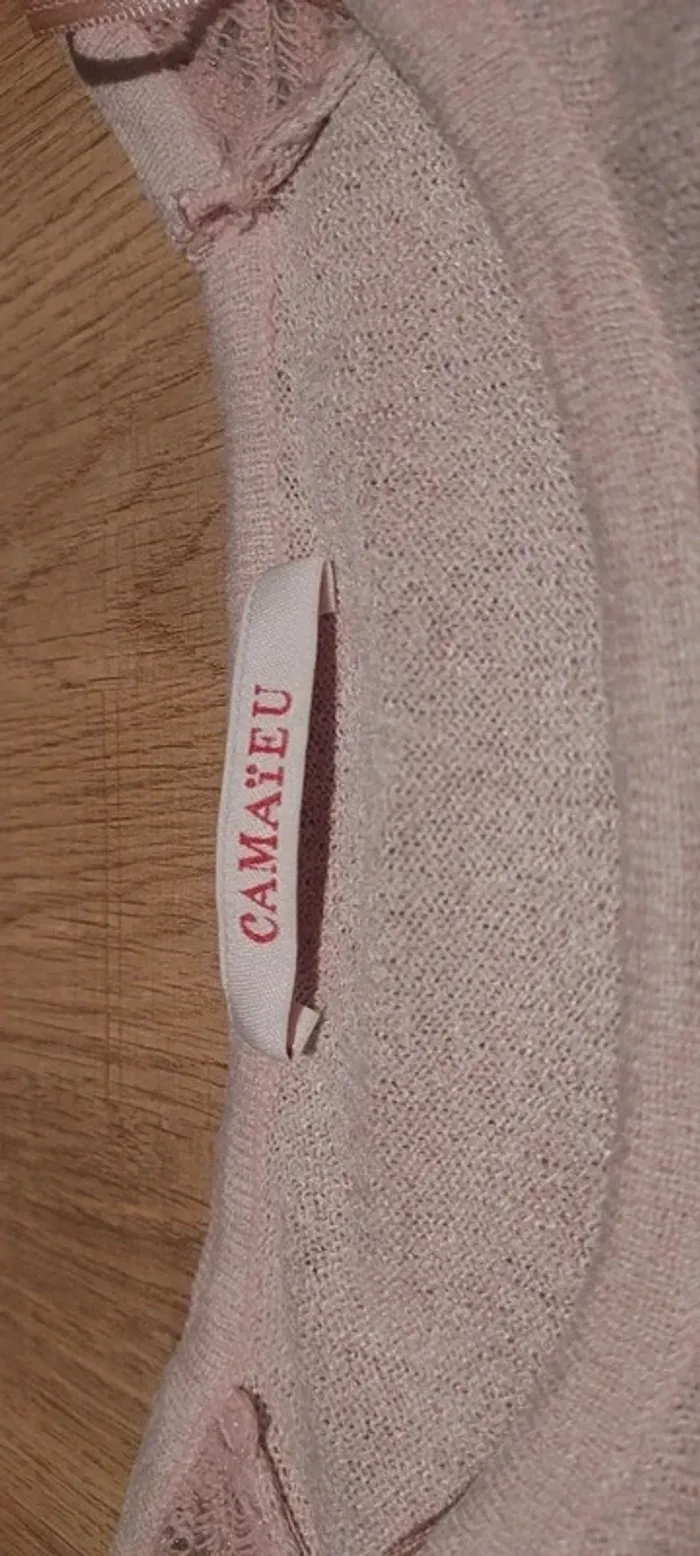Pull fin T.40 - Camaïeu - photo numéro 3