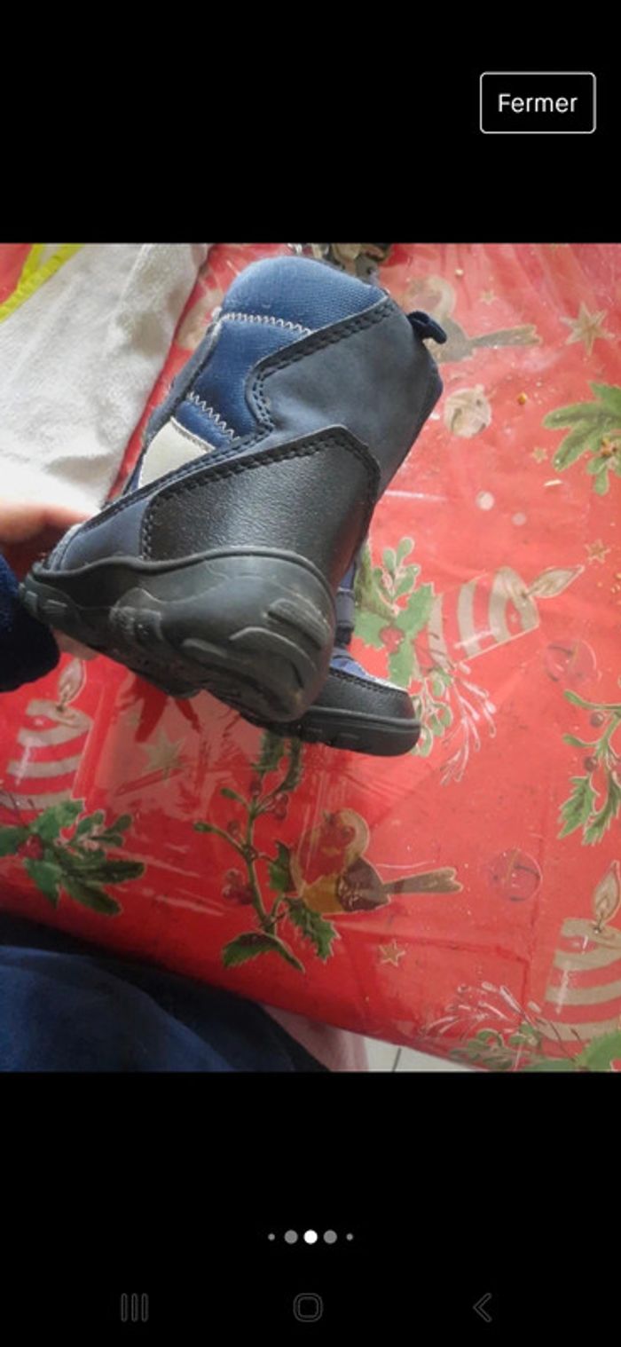 Botte après-ski bleu et noir - photo numéro 5