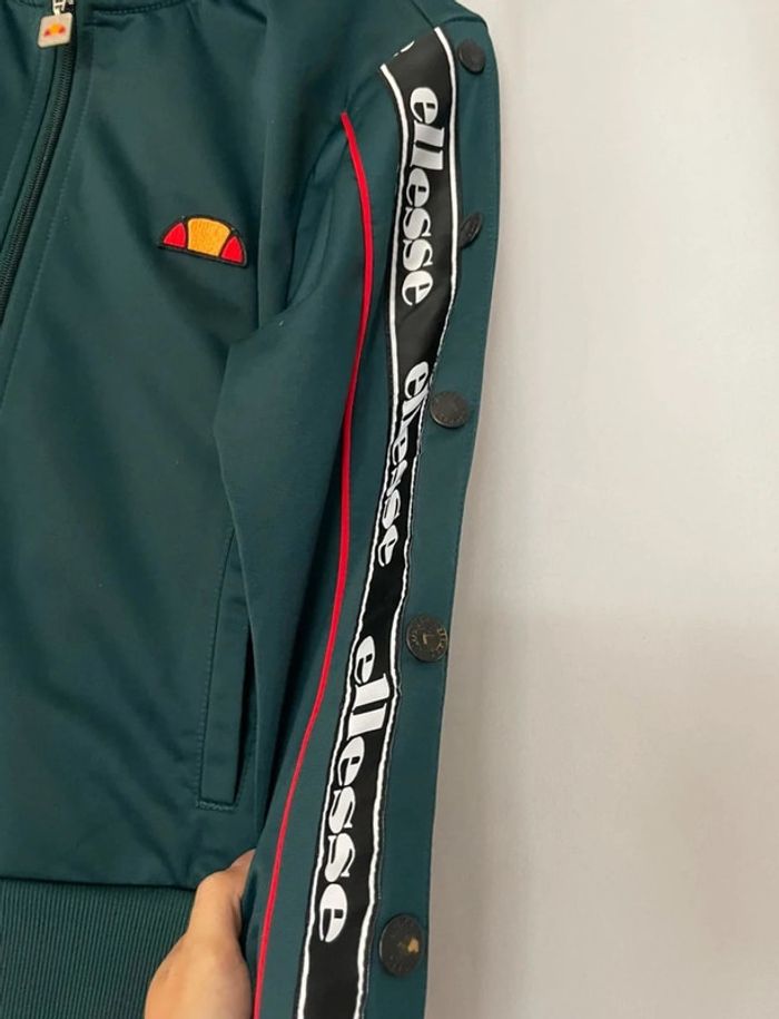 veste vert foncé ellesse femme ou mixte - photo numéro 4