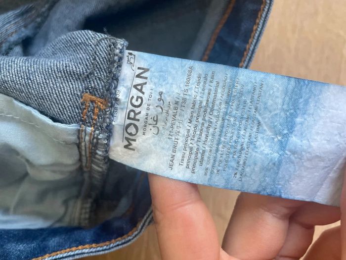 Jean bleu détails poches Morgan - photo numéro 6