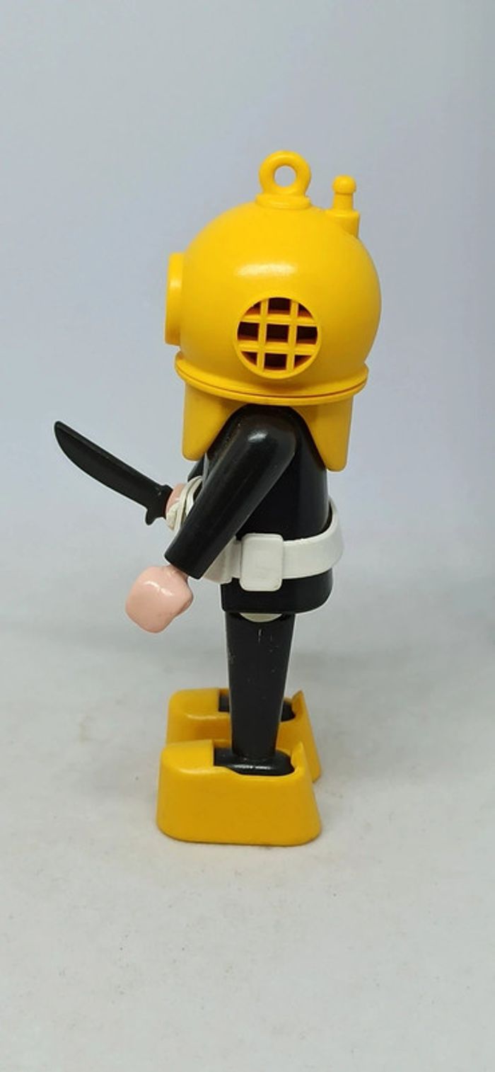 Homme scaphandrier avec combinaison noire playmobil - photo numéro 3