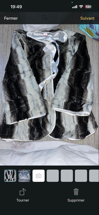 Veste fausse fourrure