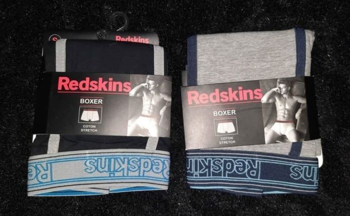 Lot 2 boxers redskins taille S