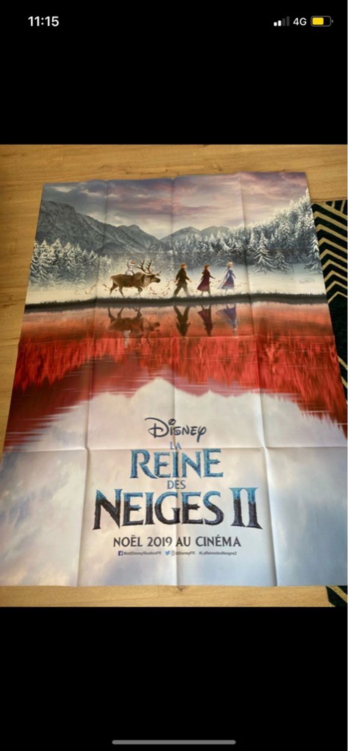 Affiche du film reine des neiges 2