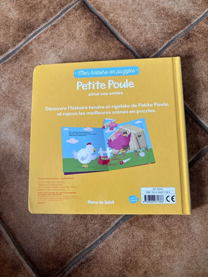 Livre puzzle Petite Poule - photo numéro 8