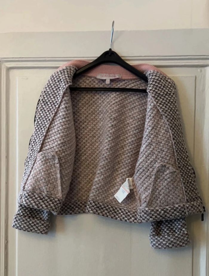 Blouson Teddy tweed tons roses 6 ans - Lili Gaufrette - photo numéro 3