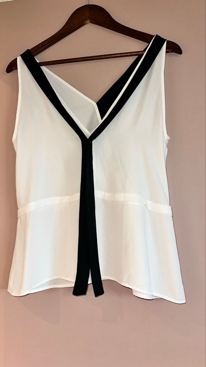 Chemisier débardeur Zara taille L - photo numéro 4