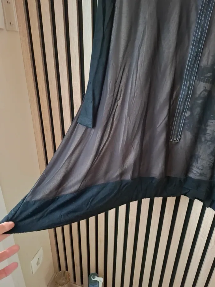 Robe noire marron  Cicéro taille unique ( 38 au 42 . - photo numéro 7