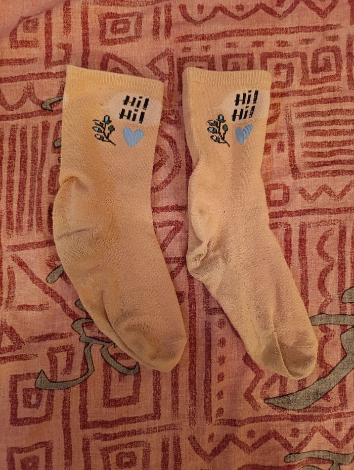 Chaussettes femmes rose Hi Hi ! - photo numéro 3