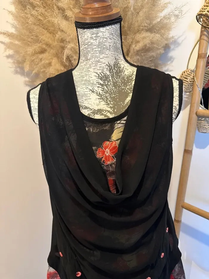 Robe tunique légère en voile - photo numéro 2