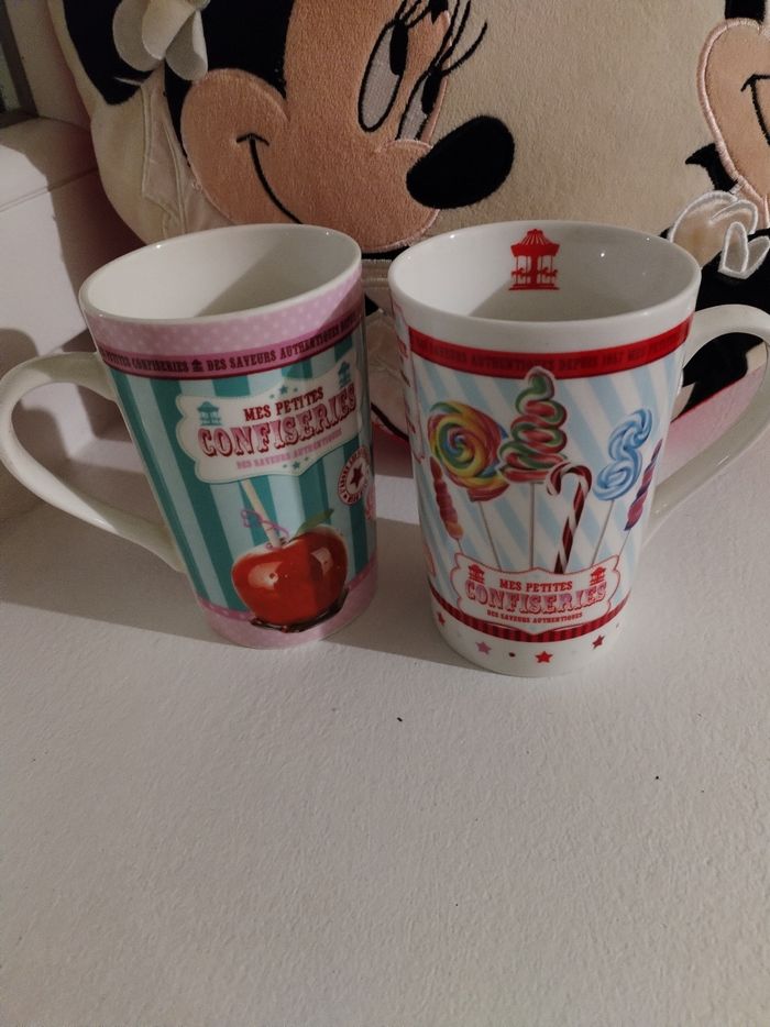 Lot de 2 mugs