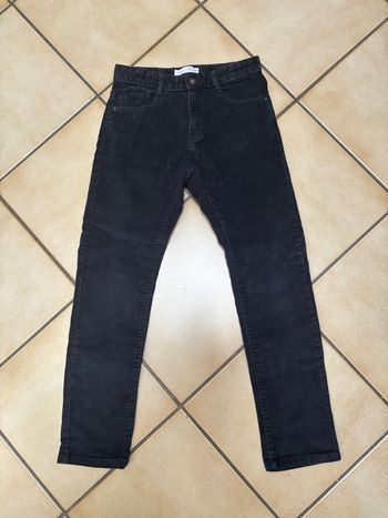 Jeans pantalon velours bleu marine 10ans Zara