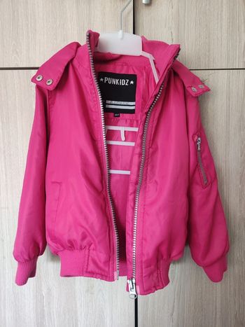 Blouson imperméable rose 6 ans Punkidz