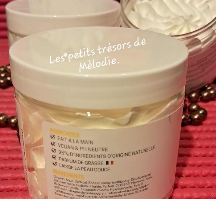 Savon Fouetté (Chantilly de douche) artisanal - photo numéro 2