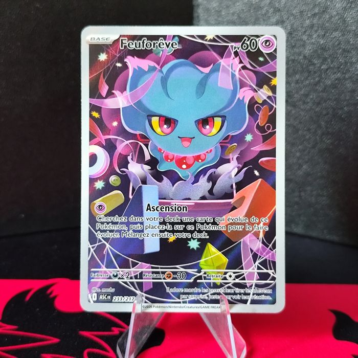 Carte pokémon neuve 🇨🇵 Feuforeve 233/217 Héros transcendants - photo numéro 1