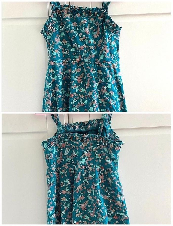 5 ans sergent major jolie robe été imprimé /Excellent état - photo numéro 6