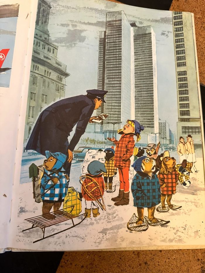 1969 Caroline au Canada Grands Albums Hachette livre ancien bd vintage Pierre Probst collection - photo numéro 6