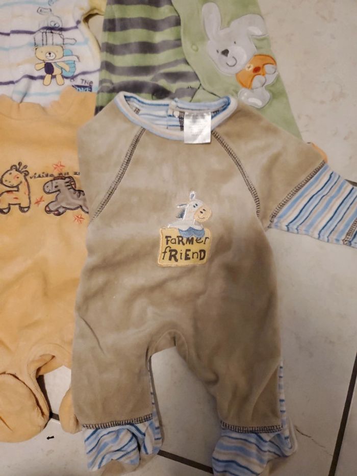 4 pyjama grenouillère naissance - photo numéro 2