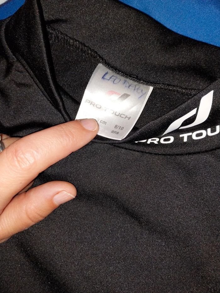 Tee-shirt sous couches  foot garçon manches longues 8 10 ans pro touch - photo numéro 2
