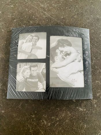 Cadre photos incurvé neuf sous blister