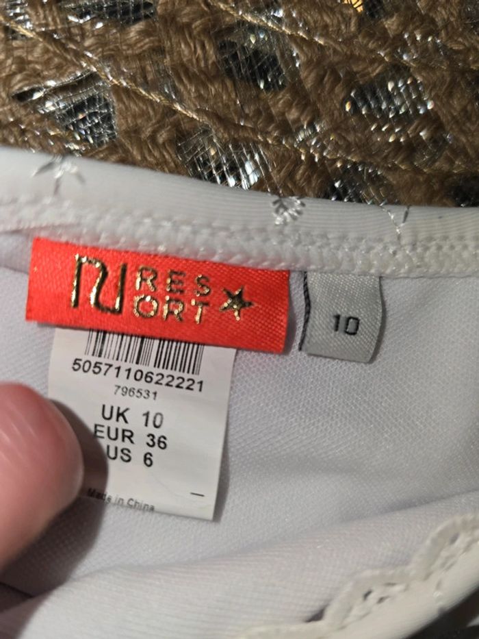 Maillot de bain blanc River Island - photo numéro 6