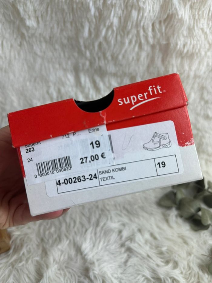 Paire de chaussons Superfit taille 19 - photo numéro 7