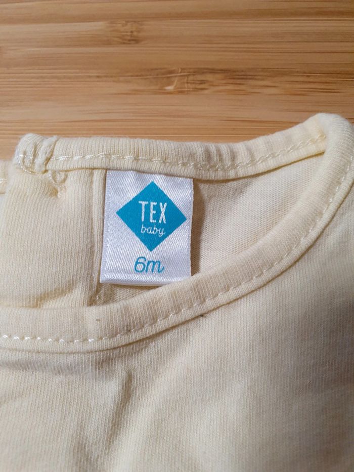 T-shirt Tex taille 6 mois blouse broderie - photo numéro 3