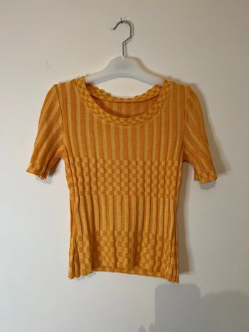 T-shirt jaune/orange