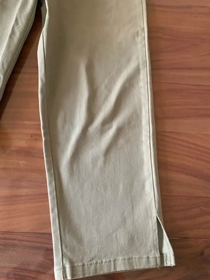 Pantacourt femme kaki taille 40 - photo numéro 2