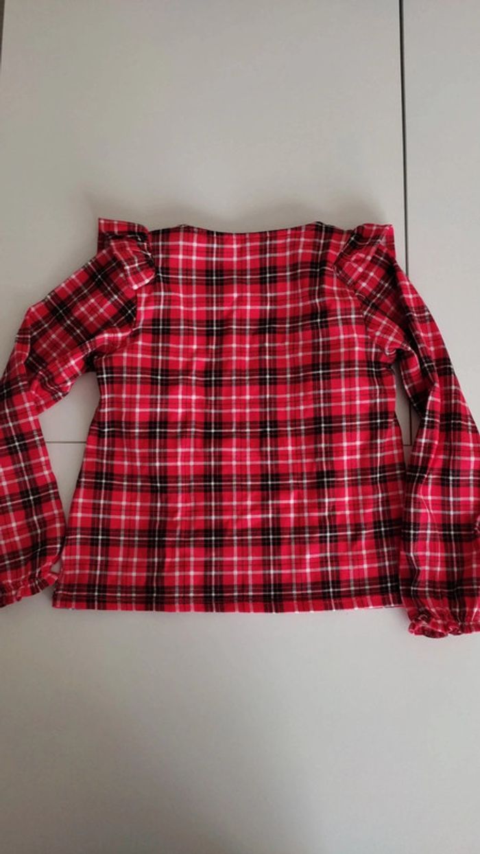 Blouse à carreaux T.6 ans - photo numéro 3