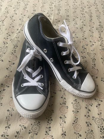 Converse noires basses 35 mixte