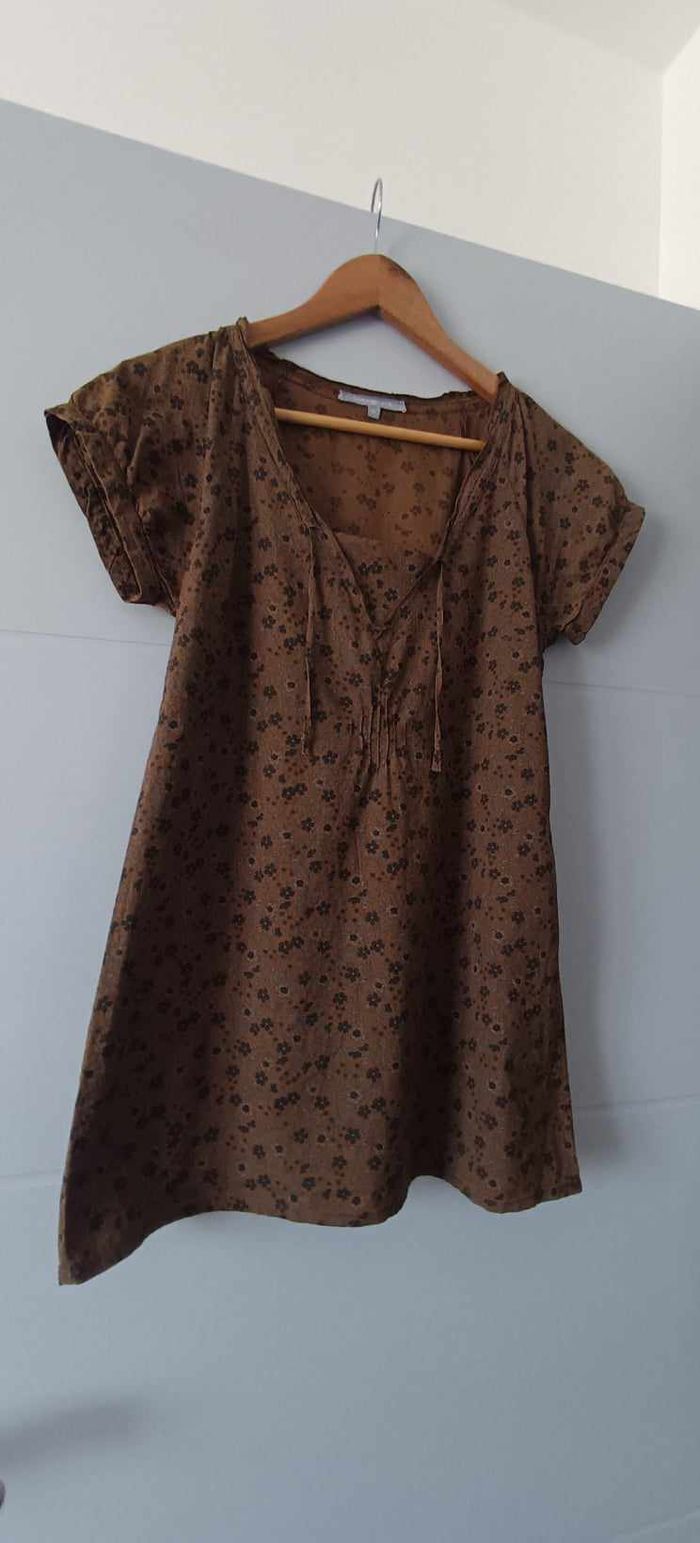 Blouse fleurie manches courtes "Somewhere" Taille 38 - photo numéro 9