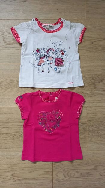 Lot de 2 T-shirt Kenzo, 12 mois