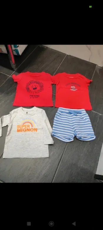 Lot de vêtements garçon 12 mois
