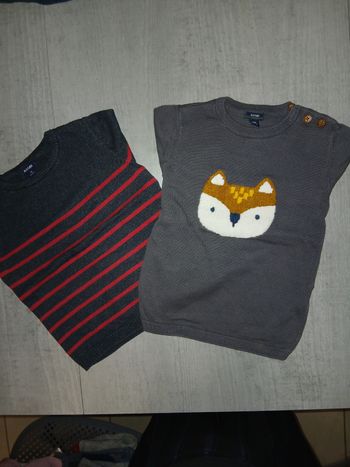 Lot de 2 pulls chauds