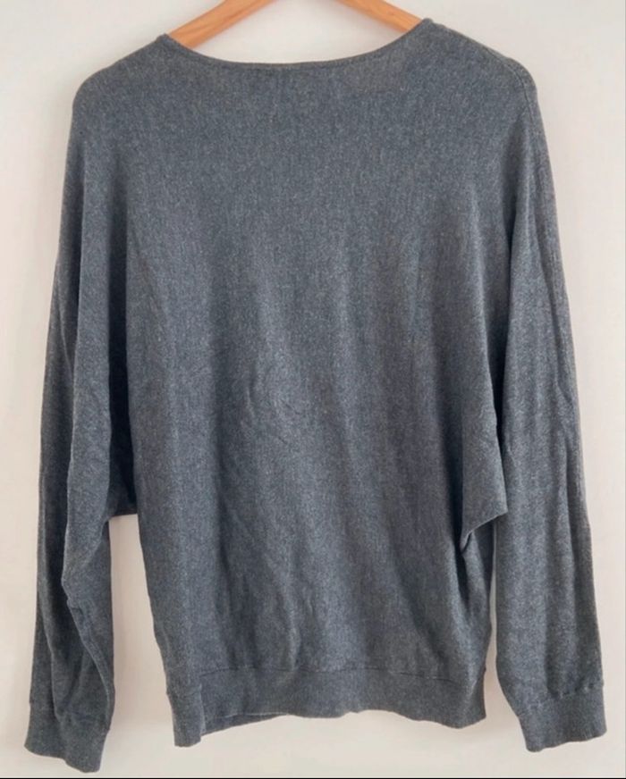 Pull fin gris foncé - photo numéro 2