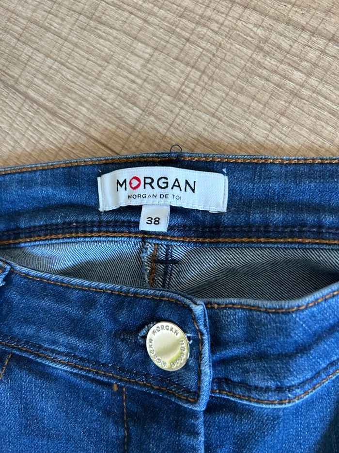 Jean bleu marine Morgan taille 38 comme neuf - photo numéro 9