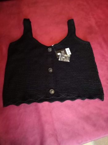 Débardeur noir taille L neuf avec étiquettes