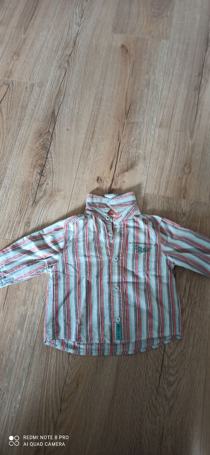 Chemise rayee kid kanaï 12 mois