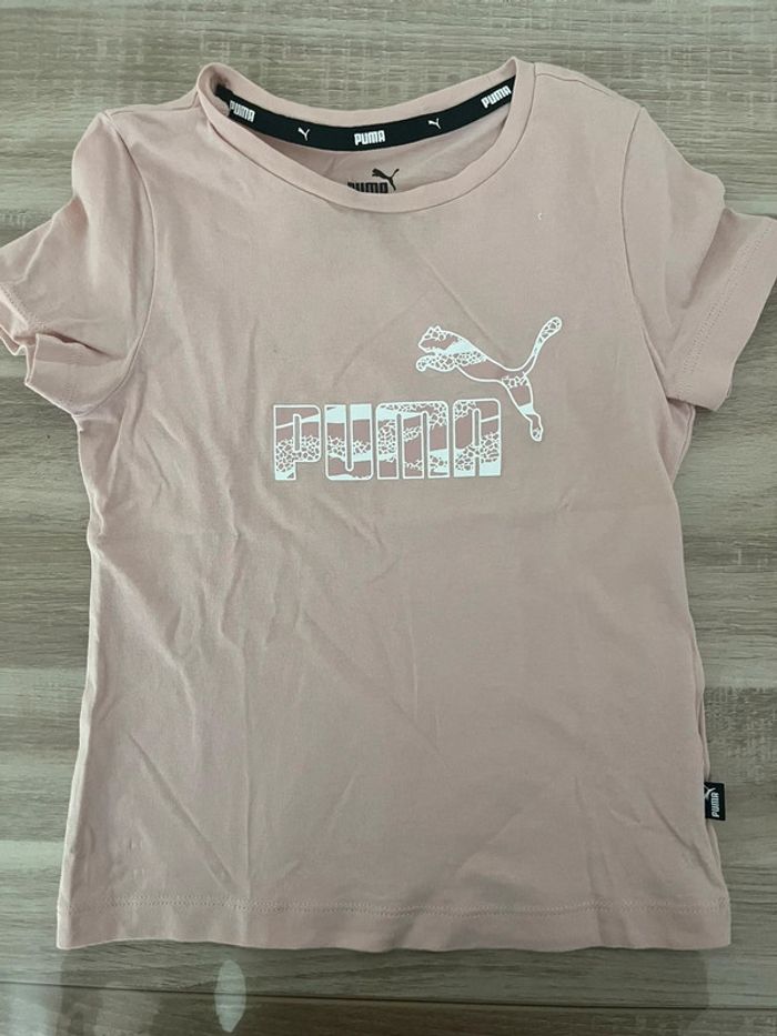 Tee shirt puma rose