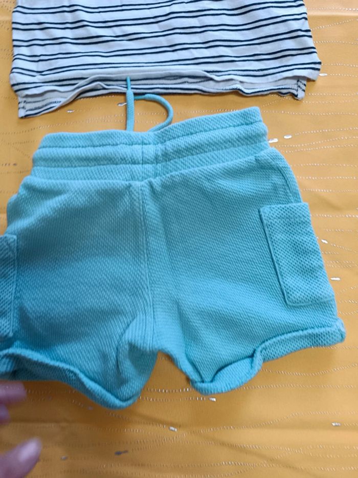 Short et polo manches courtes rayé Tape à l'oeil 23 mois 86 cm - photo numéro 4