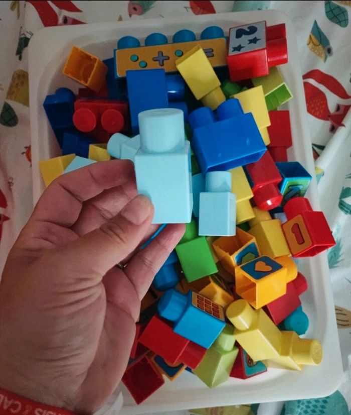 Lot de briques lego abrick ecoiffier - photo numéro 3