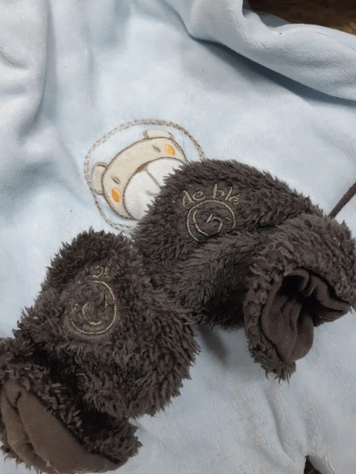 Combipilote bleue et gants - photo numéro 6