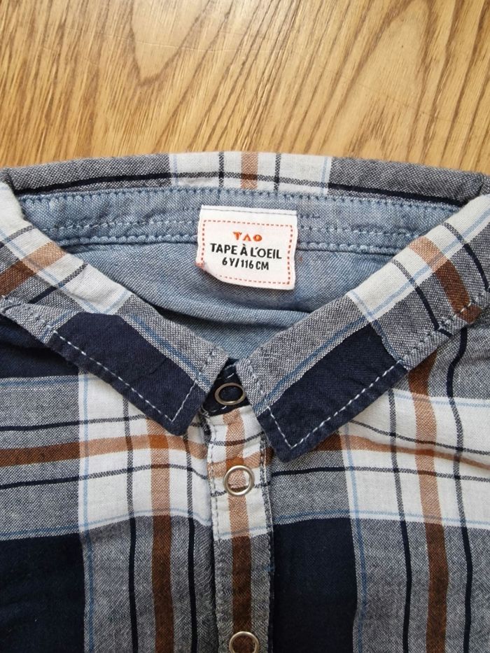 🍂 Ensemble garçon 6 ans – chemise à carreaux & pantalon velours 🍂 - photo numéro 5